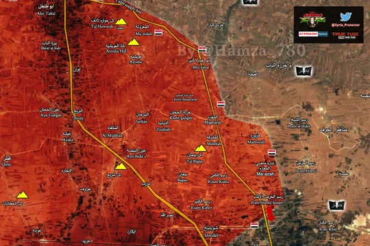 Lực lượng tinh nhuệ Tiger đang trên hướng tấn công về phía thị trấn Deir Hafer
