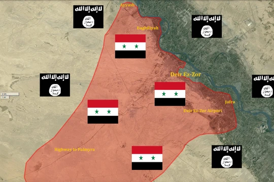 Video: Cận cảnh cuộc chiến chống IS ở thành phố Deir-Ezzor