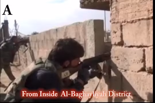 Video: Cận cảnh khu phố Al-Baghayliah được giải phóng