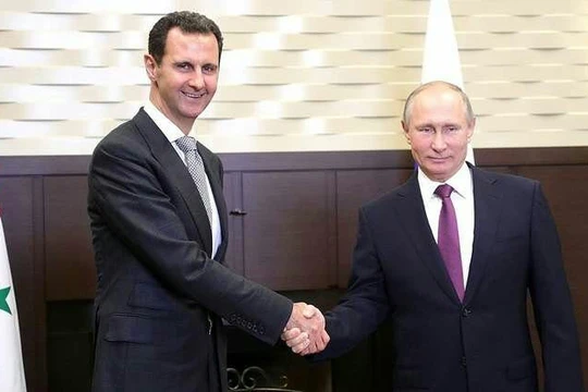 Cuộc gặp giữa Tổng thống Nga Vladimir Putin và người đồng nhiệm Syria Bashar al-Assad ở Sochi - ảnh video