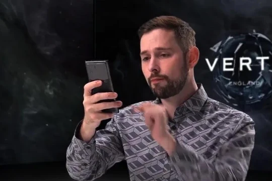 Điện thoại siêu sang hỗ trợ Web 3 Metavertu. Ảnh Gadgets360