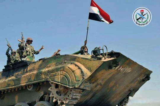 Bộ binh quân đội Syria trên chiến trường Deir Ezzor - ảnh minh họa của South Front