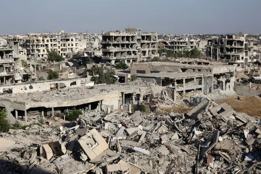 Video: Quận “ma” Jobar, khốc liệt và kinh hoàng chiến sự tại Damascus 