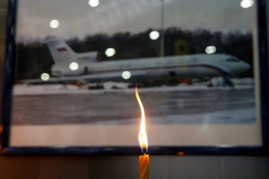 Chiếc máy bay chở khách Tu-154 B2 mã số RA-85572 của Bộ quốc phòng Nga