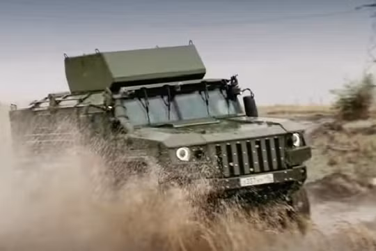 Xe cơ giới bọc thép Nga thử nghiệm