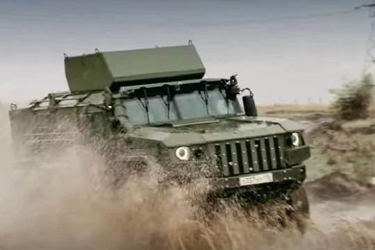 Xe cơ giới bọc thép Nga thử nghiệm