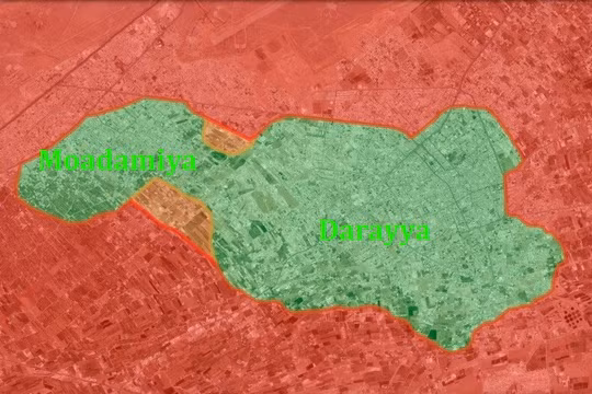 Video:Quân đội Syria đánh chia cắt Darayya với Moadamiya ở Damascus