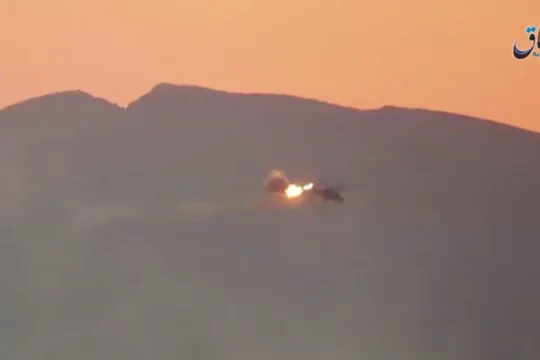 Trực thăng chiến đấu Nga bị tại nạn ở Palmyra