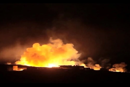 Không quân Nga không kích đêm ở Syria