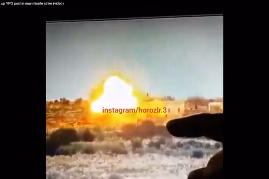 Binh sĩ Thổ Nhĩ Kỳ sử dụng tên lửa chống tăng có điều khiển tấn công dân quân người Kurd.