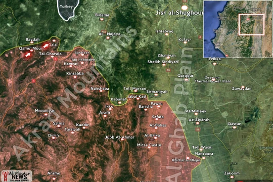 Quân đội Syria tái chiếm lại đỉnh núi chiến lược Jabal Al-Qal'at