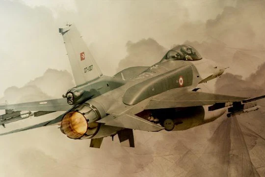 Máy bay chiến đấu F-16 không quân Thổ Nhĩ Kỳ, ảnh minh họa South Front