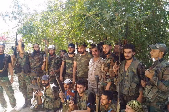 Các binh sĩ Vệ binh Cộng hòa quân đội Syria ở Deir Ezzor