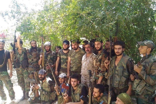 Các binh sĩ Vệ binh Cộng hòa quân đội Syria ở Deir Ezzor