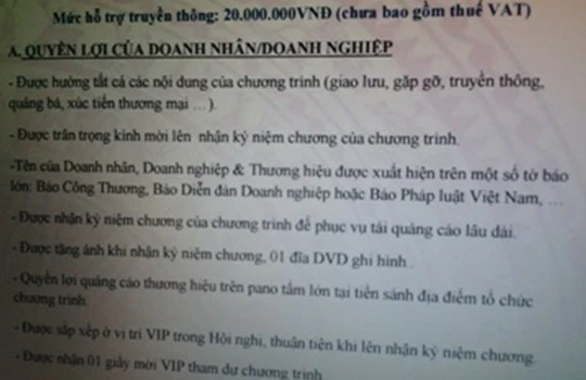 Mất oan 20 triệu để gặp mặt lãnh đạo cấp cao?