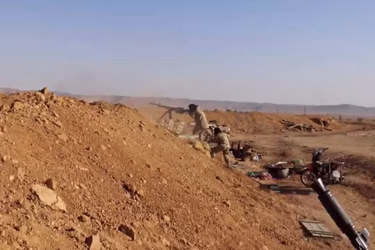 IS tấn công máy bay trực thăng Mi-28 trên bầu trời Palmyra