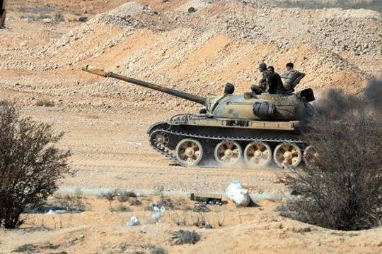 Quân đội Syria tiếp tục tấn công trên chiến trường Hama - ảnh minh họa Masdar News