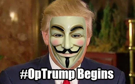 Chiến dịch chiến tranh tổng lực với Donald Trump của Anonymous chính thức trở thành thảm họa 