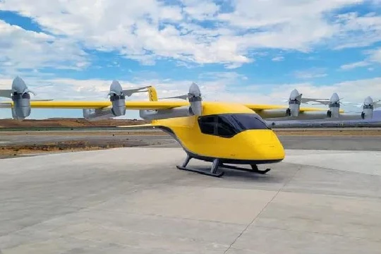 EVTOL Airtaxi tự hành 4 chỗ ngồi hoàn toàn bằng điện. Ảnh Wisk