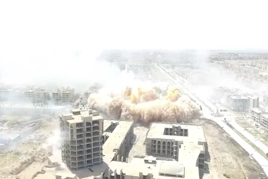 Video: Kinh hoàng vụ nổ hủy diệt của Al Nusra phá hủy thành phố Aleppo