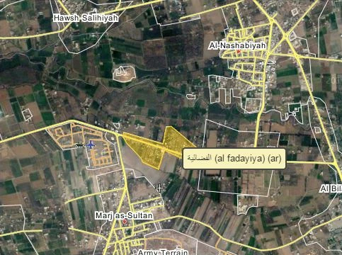 Quân đội Syria giải phóng làng Al-Fadiyaya gần sân bay Marj Al-Sultan