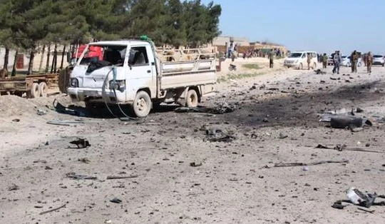 Hiện trường IS đánh bom tự sát ở Manbji.