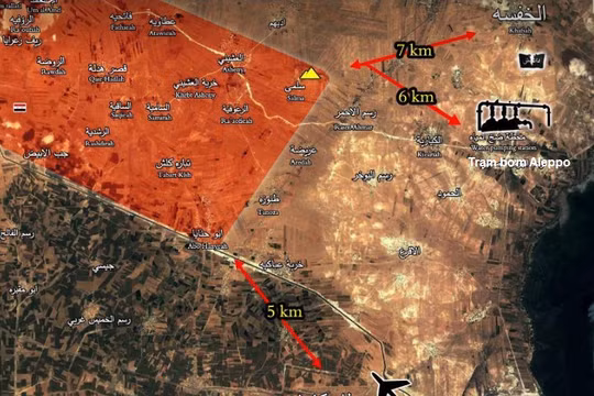 Tình hình chiến sự chiến trường phía đông Aleppo