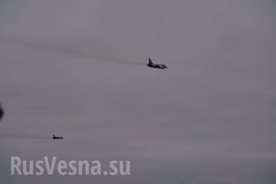 Máy bay ném bom chiến trường Su-24 trên biển Baltic. Ảnh minh họa Rusvesna