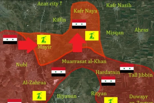 Lực lượng vũ trang Syria đánh chiếm hai làng Mayer và Kafr Naya
