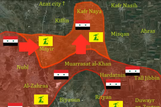 Lực lượng vũ trang Syria đánh chiếm hai làng Mayer và Kafr Naya
