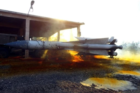 Tổ hợp tên lửa S-200 của phòng không Syria. Ảnh minh họa South Front.