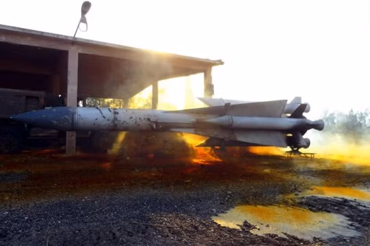 Tổ hợp tên lửa S-200 của phòng không Syria. Ảnh minh họa South Front.