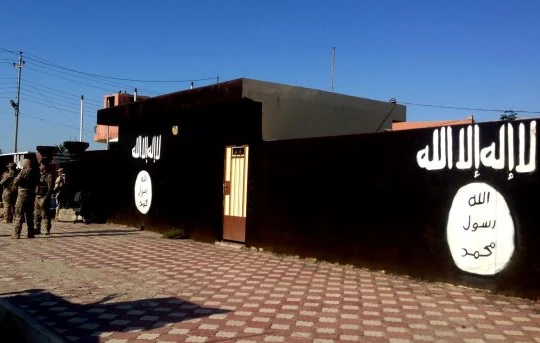 Một khu căn cứ của IS ở Syria