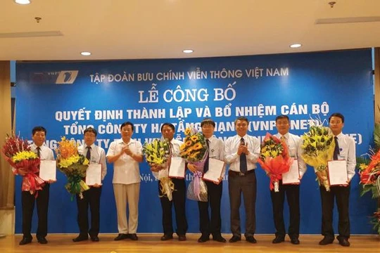 Lễ công bố quyết định thành lập 3 tổng công ty thuộc VNP