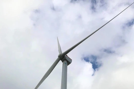 Nguyên mẫu tuabin điện gió 14-222 DD của Siemens Gamesa. Ảnh Popula Science