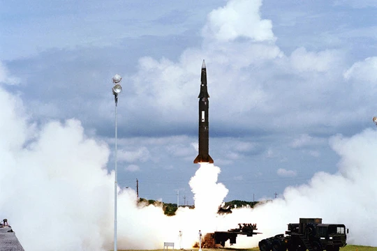 Phóng tên lửa đạn đạo MGM-31 Pershing II. Ảnh minh họa Rusvesna