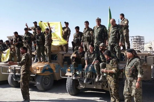 Toàn cảnh chiến trường Raqqa sau cuộc chiến khốc liệt giành lại thành phố này từ IS - ảnh minh họa truyền thông YPG