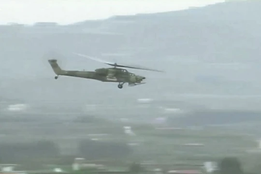 Video: Cận cảnh Thợ săn đêm Mi-28 săn đuổi mục tiêu khủng bố ở Syria