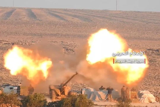 Quân đội Syria tiến công tiêu diệt IS, giải phóng khu vực Khirbat Al-Ambashi ở tỉnh Sweida