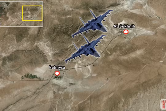 Không quân Nga tiếp tục tấn công dữ dội vào lực lượng khủng bố IS