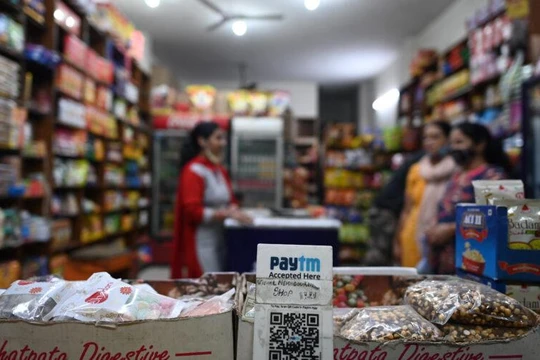 Thanh toán bằng mã QR. Ảnh Tech Wire Asia