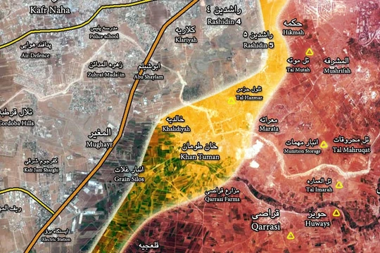 Quân đội Syria tập trung quân, chuẩn bị tấn công Khan Touman
