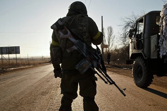 Binh sĩ thuộc lực lượng dân quân Lugansk, Donbass