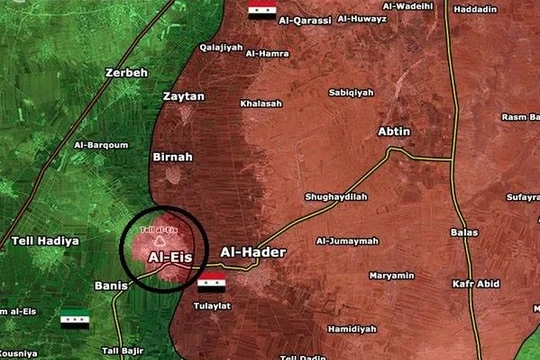 Lực lượng vũ trang Syria giải phóng thị trấn al-Eiss miền Nam Aleppo 
