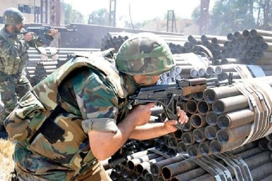 Quân đội Syria truy quét tiến công khủng bố ở sân bay Marj Al-Sultan, Damascus