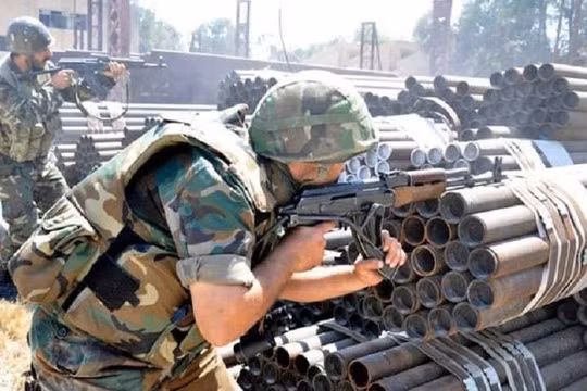 Quân đội Syria truy quét tiến công khủng bố ở sân bay Marj Al-Sultan, Damascus