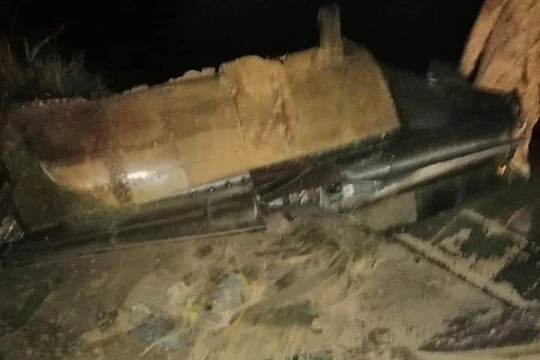 Máy bay tiêm kích Mirage F.1 do Pháp sản xuất bị bắn hạ ở Tripoli. Ảnh: Russian Gazeta.