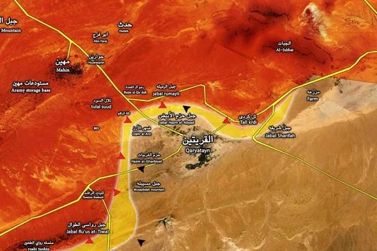 Lữ đoàn 81 và 120 sư đoàn 2 giải phóng nhiều địa điểm trên sa mạc Homs