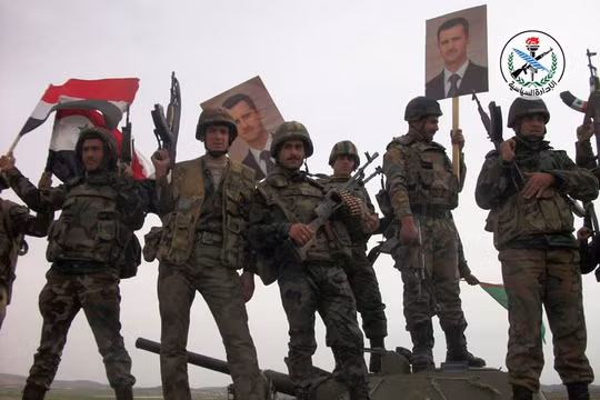 Binh sĩ lực lượng Lá chắn Qalamoun trên chiến trường Hama - ảnh minh họa Masdar News