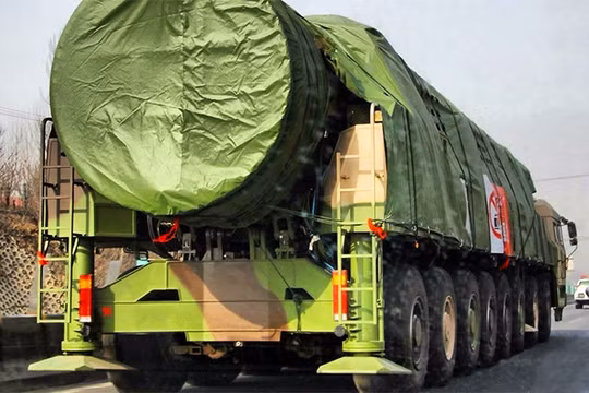 Hệ thống tên lửa đạn đao DF-41, được triển khai trên địa bàn tỉnh Hắc Long Giang